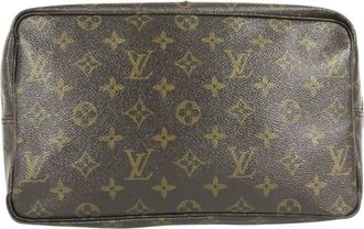 Louis Vuitton Brown Monogram Clutch Bag Pouch (Pre-Owned)