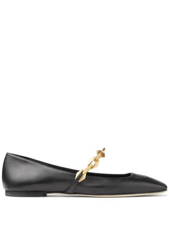 Jimmy Choo London Ballerine Diamond Tilda - Nero