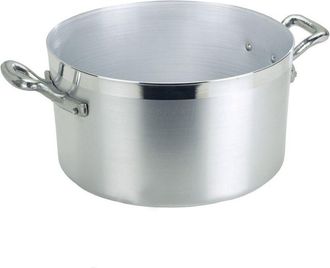 Pentole Agnelli Agnelli Casseruola alta in alluminio Family con 2 manici Cm 36