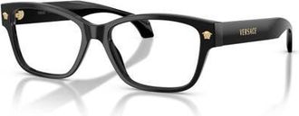 Versace 52mm Cat Eye optical glasses in Black at Nordstrom
