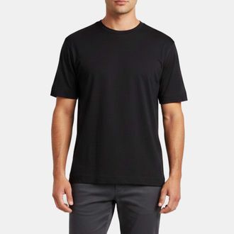 Emporio Armani Navy Blue Jersey Crew Neck T-Shirt