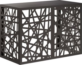 vidaXL Funda Para Aire Acondicionado Negro 100 X 50 X 70 Cm Acero Vidaxl