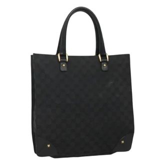 Gucci Pre-owned Canvas gucci-bags - Dames - Pre-owned - Zwart - Maat: ONE Size Leer