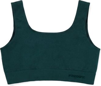 Freddy Top Sportivo Seamless con Fascia Sottoseno in costina