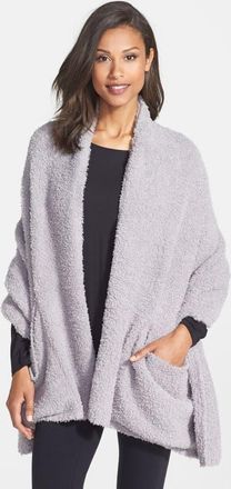 Barefoot Dreams CozyChic Travel Shawl in Dove at Nordstrom