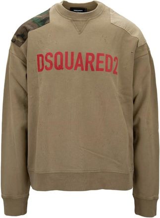 Dsquared2 Uomo, Felpe, Beige, S, new
