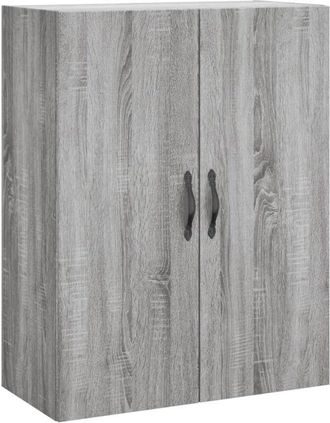 vidaXL Armario de pared madera ingeniería gris Sonoma 69,5x34x90 cm vidaXL