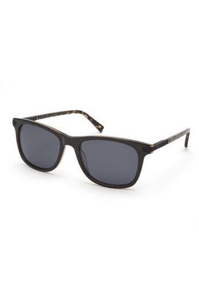 Ted Baker 54mm Full Rim Square Sunglasses in Black/Smoke at Nordstrom Rack