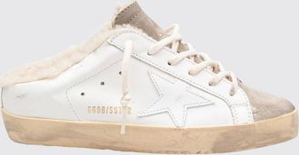 Golden Goose Sabot Super-Star in pelle di vitello con tallone aperto e interni in lana