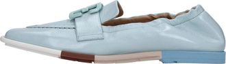 Fabi Ballerinas - Dames - Loafers - Blauw - 37 EU - Leer - Schoenen