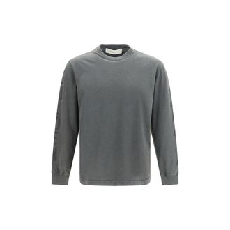 Golden Goose Gray Cotton Mens Sportswear