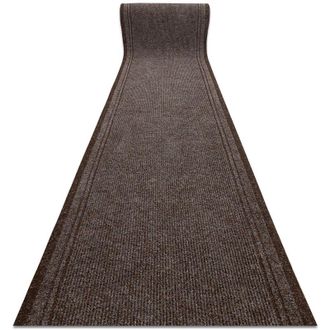 RugsX Felpudo Alfombra De Pasillo Con Refuerzo De Goma M&aacute;laga Marr&oacute;n 7058 100 Cm Brown 100x690 Cm