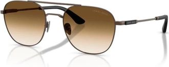 Giorgio Armani Ar 6178 Zonnebril - Heren - Zonnebrillen - Oranje - 54 MM - Accessoires