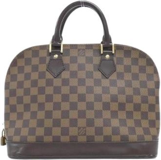 Louis Vuitton Pre-owned Handbags, female, Brown, Size: ONE SIZE Pre-owned Alma Damier Bag