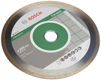 Bosch Diamantscheibe Standard For Ceramic, 200 X 25,40 X 1,6 X 7 Mm -2608602537