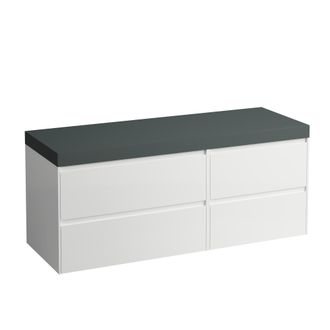 Laufen Laufen Lani Plan De Toilette Gris Trafic, Avec Meuble