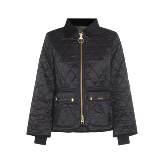 Barbour Diamond-quilted Zip-front Coat