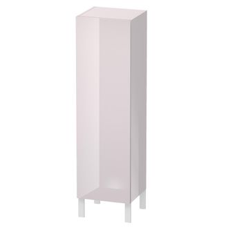 Duravit Duravit L-cube Semi-alta Anchura De Mueble 400mm, Profundidad 363mm, 1 Puerta, Bisagra Con Bisagra A La Derecha, Color: Laca Blanca Lila Alto Brillo -