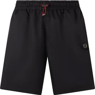 Philipp Plein Korte Broeken, Heren, Zwart, M, Casual Shorts