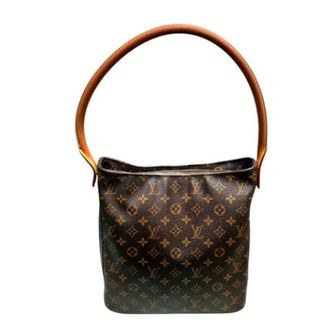 Louis Vuitton Pre-owned Vintage Monogram Schoudertas - Dames - Pre-owned - Bruin - Maat: ONE Size Zijde