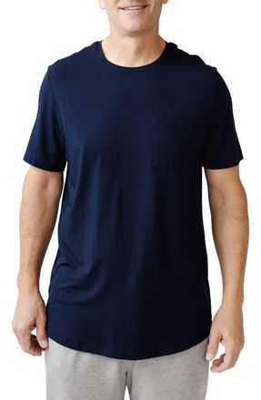 Cozy Earth Ultrasoft T-Shirt in Navy at Nordstrom, Size Xx-Large