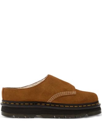 Dr. Martens platform-heel mules - Bruin