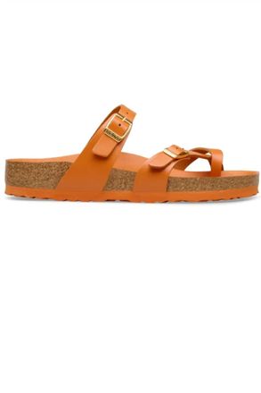 Birkenstock Womens Mayari Leather Sandal In New Dressy Kurkuma
