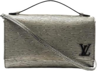 Louis Vuitton Pre-owned Cross Body Bags, female, Gray, Size: ONE SIZE Pre-owned Cross Body Bag