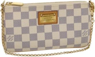 Louis Vuitton Pre-owned Canvas clutches - Dames - Vintage Handtas - Wit - ONE Size - Leer - Vintage
