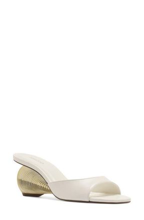 Arezzo Leona Wedge Slide Sandal in Crema White at Nordstrom, Size 7.5