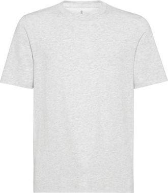Brunello Cucinelli Crew-neck T-shirt in Pearl Grey at Nordstrom, Size Xxx-Large Eu