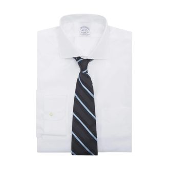 Brooks Brothers Regent Fit Non-Iron Spread Kraag Overhemd - Heren - Zakelijke Overhemden - Wit - XL - Katoen - Overhemden