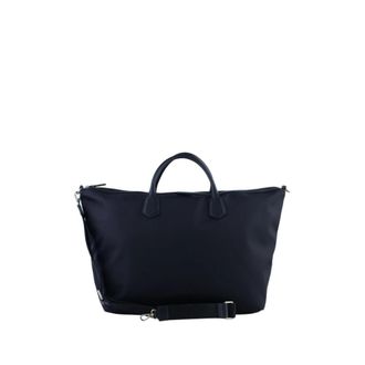 Pourchet Daily Travel Bag - Heren - Weekendtassen - Blauw - ONE Size - Leer - Tassen