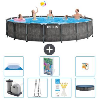 Intex Piscina Prism Frame Redonda - 549x122 Cm - 8-piezas S568