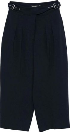 Ralph Lauren Pantaloni Zattary a Pinces Corti - - Trousers - Donna - Nero - S
