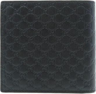 Gucci Black Leather Wallet (Bi-Fold) (Pre-Owned)