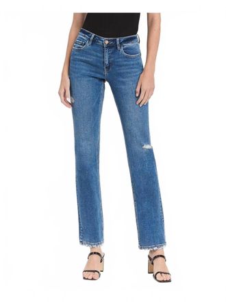 Flying Monkey Mid Rise Regular Straight Jeans In Dumbfounding