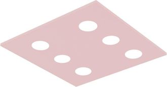 Lumicom River Square 6x Plaf&oacute;n Monocolor Mate