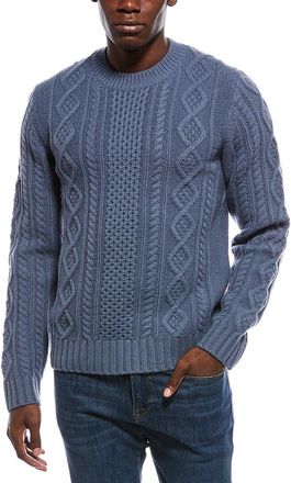 Vince Aran Cable Wool Crewneck Sweater