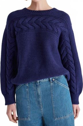 Merlette Serin Crewneck Sweater In Navy