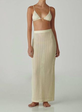 Palmacea Ursula Nilo Skirt In Cream
