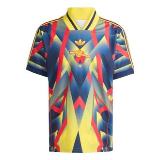 adidas Arsenal FC LFSTLR Jersey Asia Sizing Yellow Pure Ruby Night Indigo JM9388