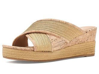 Donald J Pliner Gorgina Womens Wedge Shoes Beige : 8.5 M, Leather