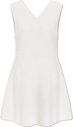 Lisa Yang Nyla Jurk - Dames - Kleedjes - Beige - M - Kasjmier - Kleedjes