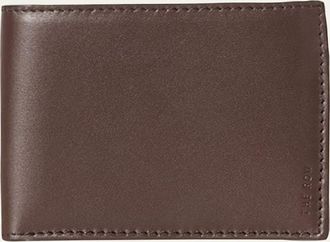 The Row Mens Classic Leather Bifold Wallet