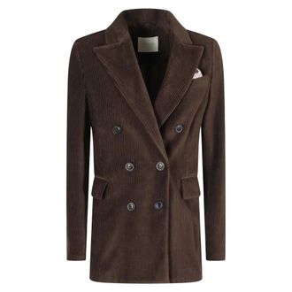 Circolo 1901 Dames, Jassen, Bruin, Maat: M Corduroy