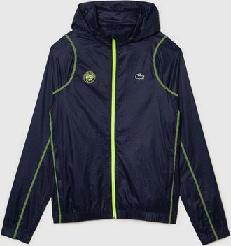 Lacoste Mens Roland Garros Windbreaker Jacket in Navy - Size Small/Medium