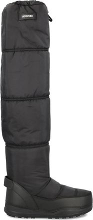 Bogner quilted over-the-knee boots - women - Rubber/Artificial Leather/Nylon - 37 - Black
