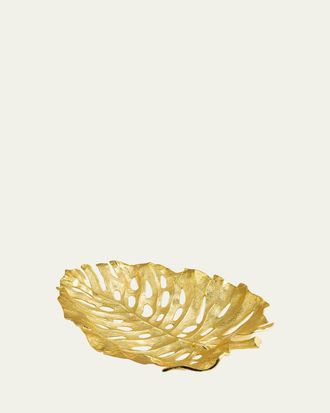 Michael Aram Golden Monstera Centerpiece