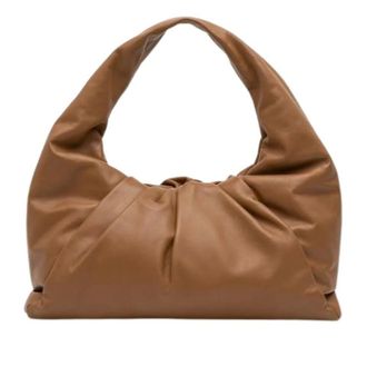 Bottega Veneta Pre-owned Shoulder Pouch - Dames - Pre-owned - Bruin - Maat: ONE Size Leer
